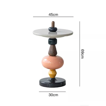 Aspasia Side Table, Ash wood