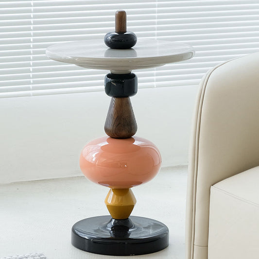 Aspasia Side Table, Ash wood