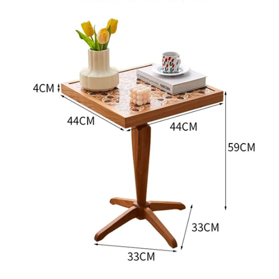 Kitty Side Table, Cherry Wood