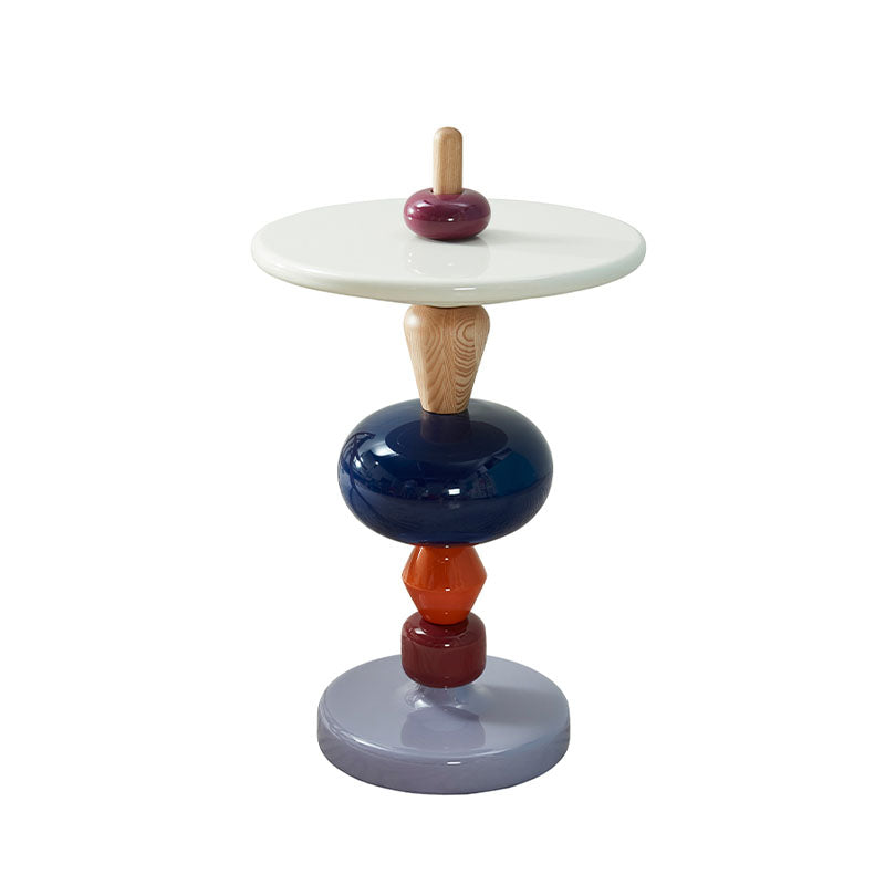 Aspasia Side Table,  Ash wood