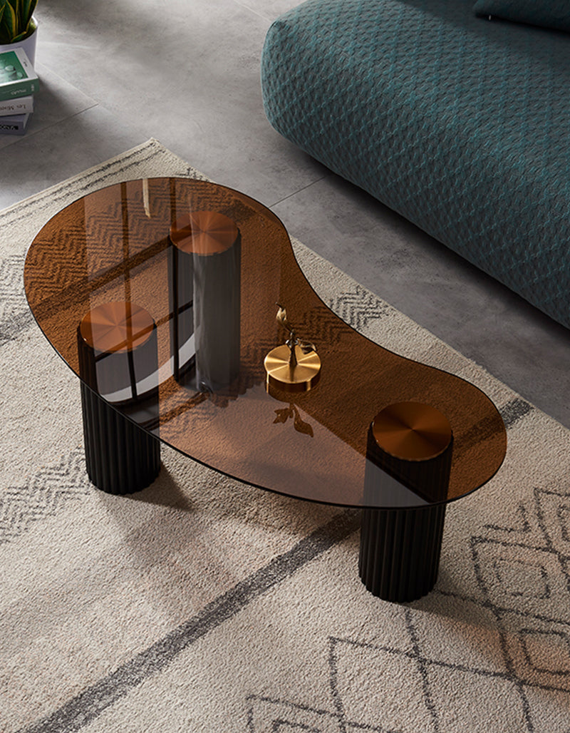 Amado Coffee Table, Glass