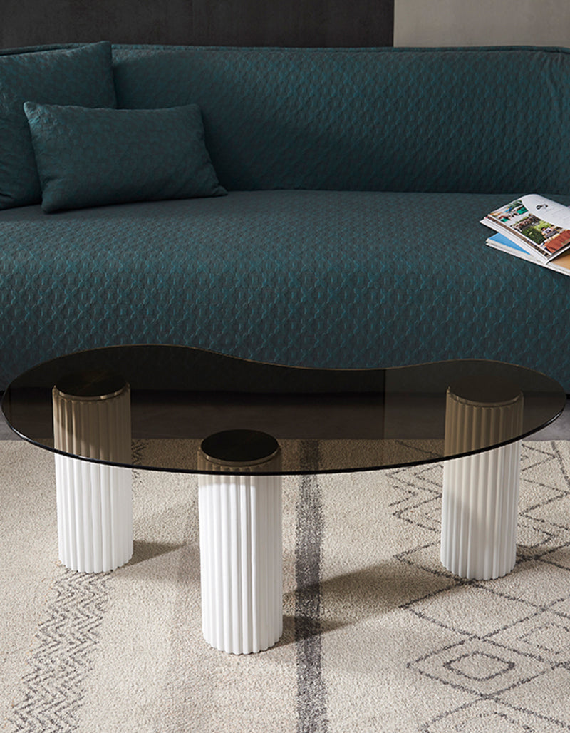 Amado Coffee Table, Glass