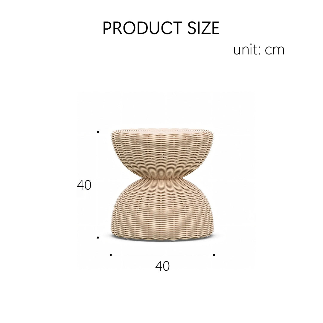 Hodge Outdoor Lounge Chair, Rattan