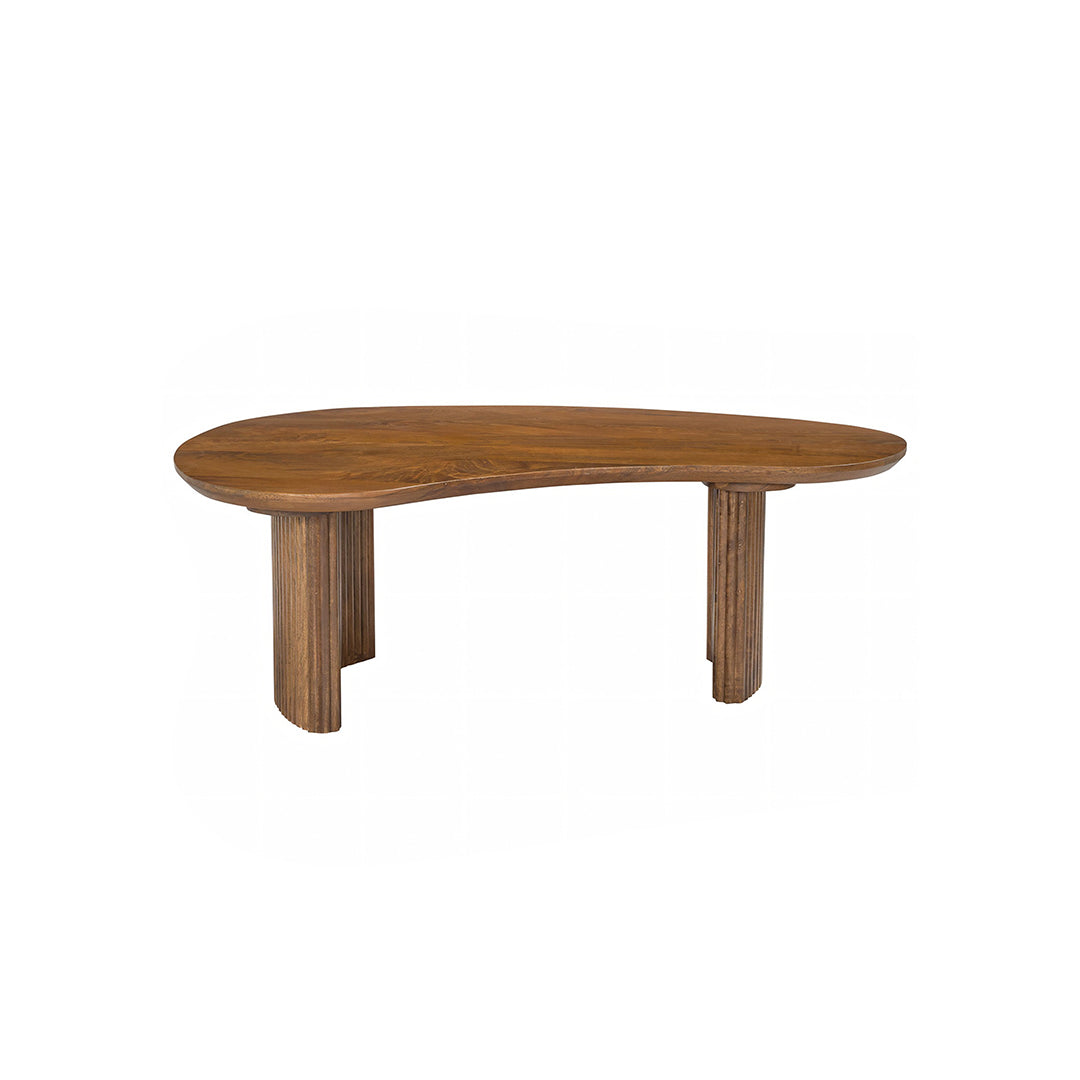 Aragon Curved Wood Coffee Table