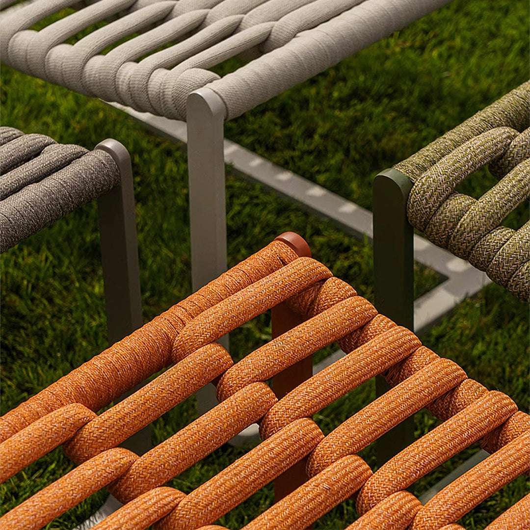 Figueroa Outdoor Lounge Chair With Footstool, Rattan