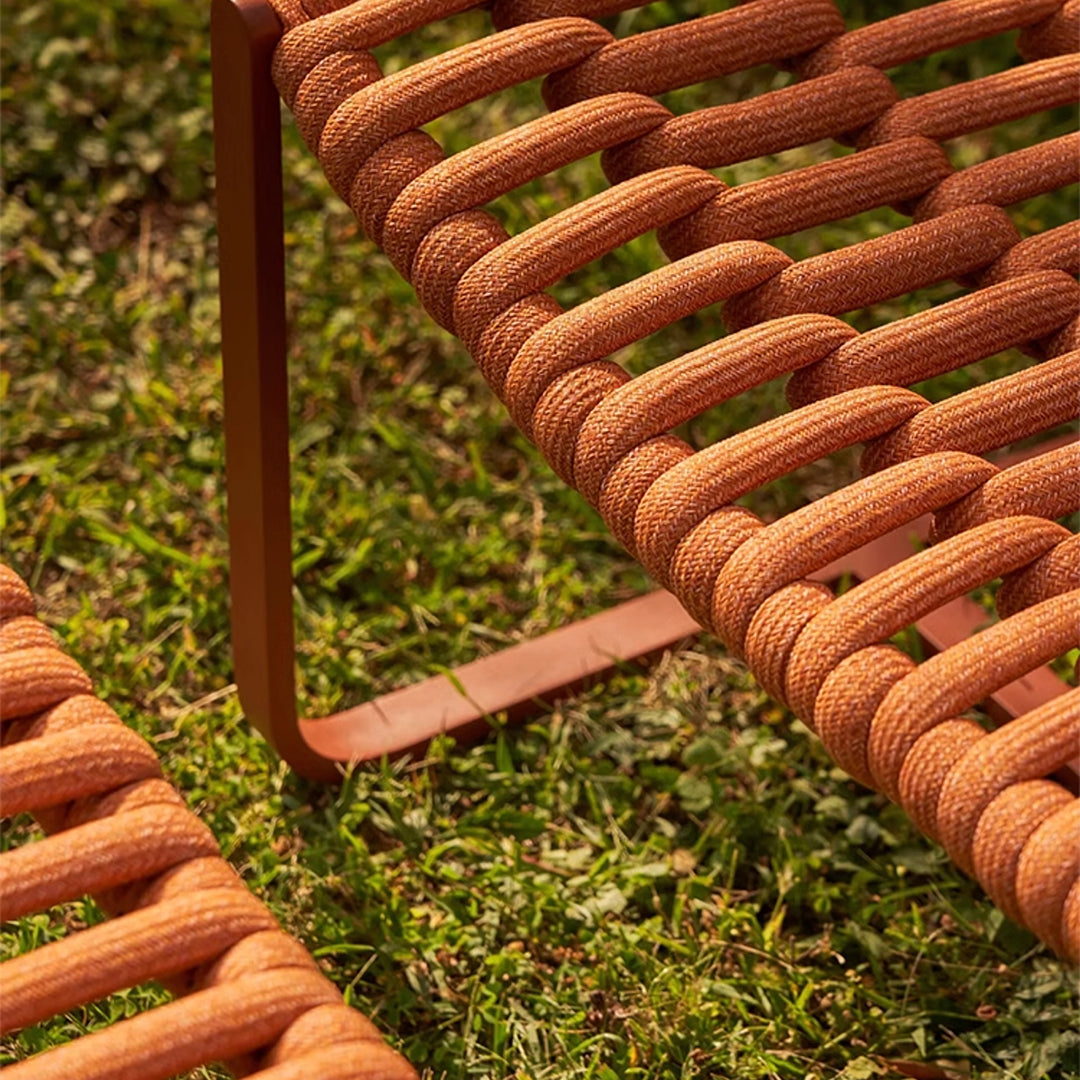 Figueroa Outdoor Lounge Chair With Footstool, Rattan