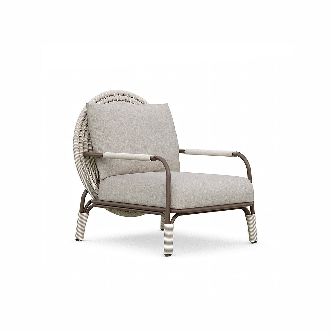 Hodge Outdoor Lounge Chair, Rattan