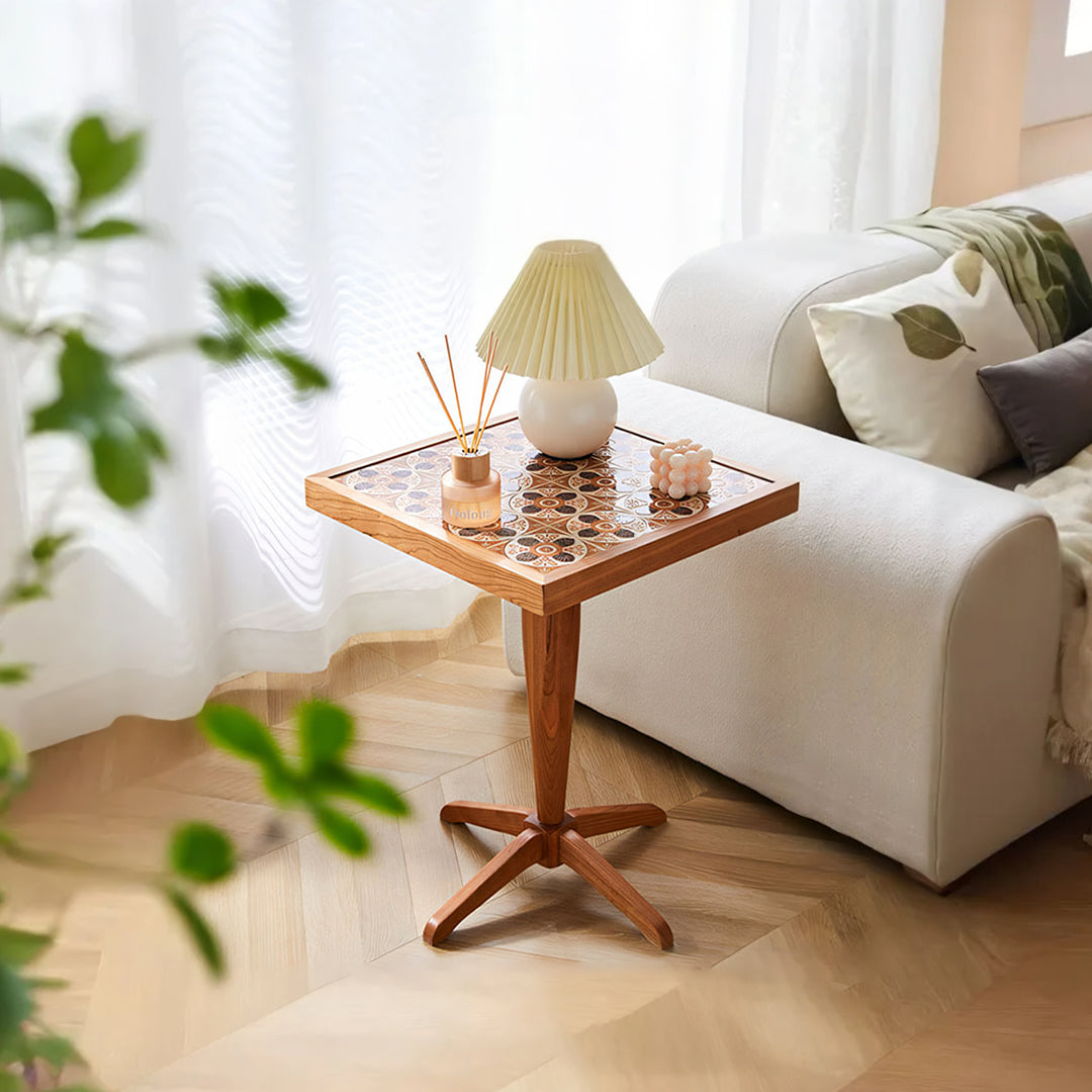 Kitty Side Table, Cherry Wood