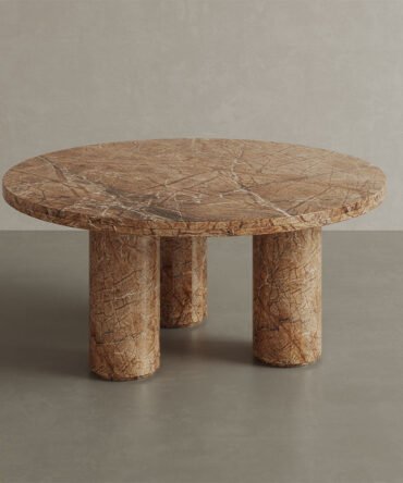 Casoli Marble Coffee Table, Mocha