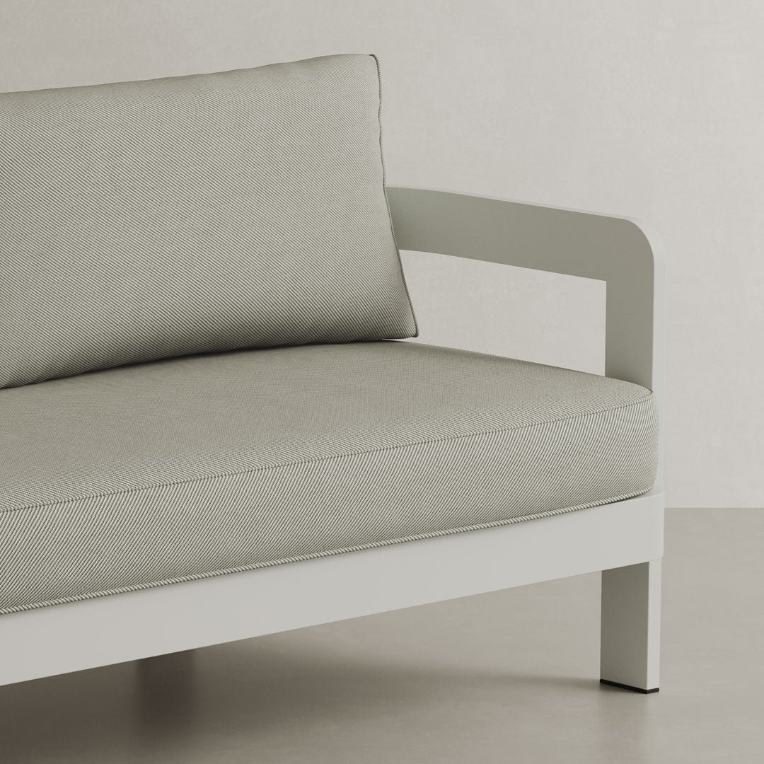 N3 Stone Three Seater Sofa Sage Twill - Image 2